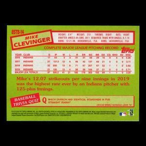 Mike Clevinger 2020 Topps 35 Anniversary 85 Retro Indians
