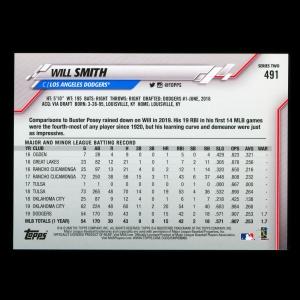 Will Smith 2020 Topps All-Star Rookie Dodgers