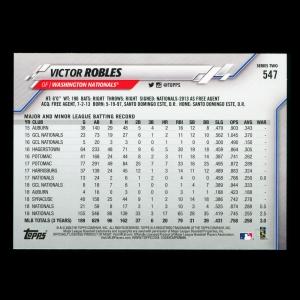 Victor Robles 2020 Topps All-Star Rookie Nationals
