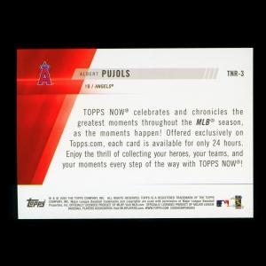 Albert Pujols 2020 Topps - Topps Now Review Angels