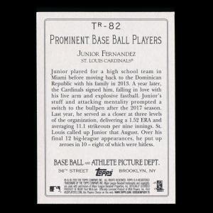 Junior Fernandez RC 2020 Topps Turkey Red Rookie Cardinals