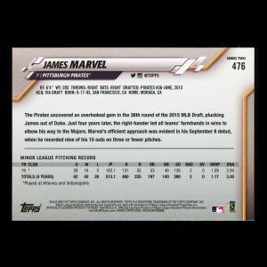 James Marvel RC 2020 Topps Rookie Pirates