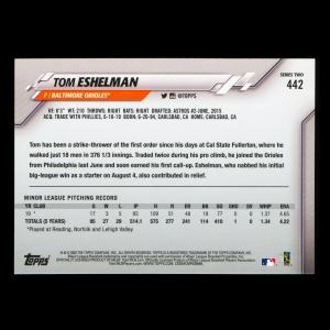 Tom Eshelman RC 2020 Topps Rookie Orioles