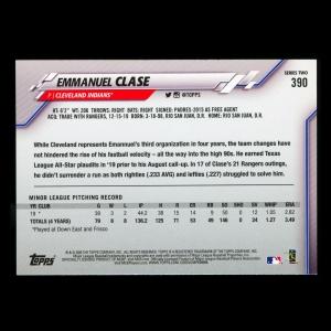 Emmanuel Clase RC 2020 Topps Rookie Indians