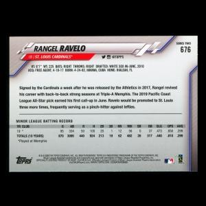 Rangel Ravelo RC 2020 Topps Rookie Cardinals