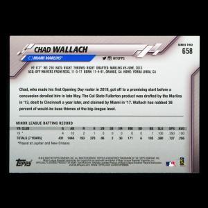 Chad Wallach RC 2020 Topps Rookie Marlins