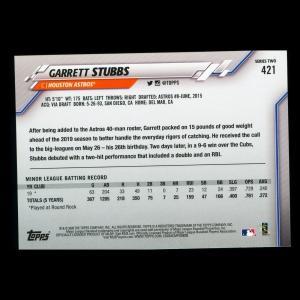 Garrett Stubbs RC 2020 Topps Rookie Astros