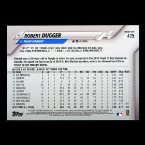 Robert Dugger RC 2020 Topps Rookie Marlins