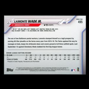 Lamonte Wade Jr. RC 2020 Topps Rookie Twins