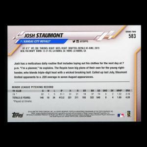Josh Staumont RC 2020 Topps Rookie Royals