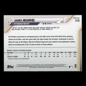 James Marvel RC 2020 Topps Rookie Pirates