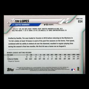Tim Lopes RC 2020 Topps Rookie Mariners
