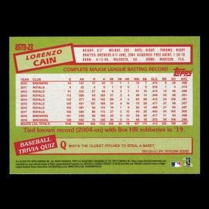 Lorenzo Cain 2020 Topps 35 Anniversary 85 Retro Brewers