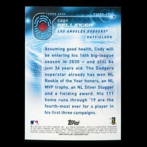 Cody Bellinger 2020 Topps 2030 Dodgers