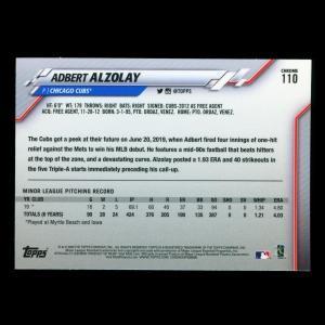 Adbert Alzolay RC 2020 Topps Chrome Rookie Cubs