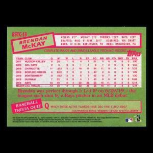Brendan McKay RC 2020 Topps Chrome 35 Anniversary 85 Retro Rays