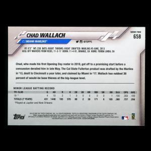 Chad Wallach RC 2020 Topps Rookie Marlins