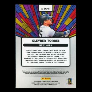 Gleyber Torres 2020 Optic Stained Glass Yankees