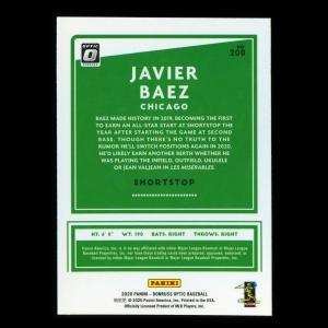 Javier Baez 2020 Optic All-Star Cubs