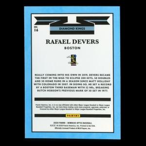 Rafael Devers 2020 Optic Diamond Kings Red Sox