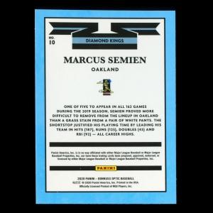 Marcus Semien 2020 Optic Diamond Kings Athletics