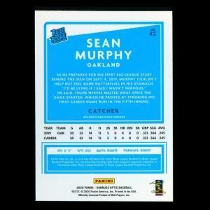 Sean Murphy RR 2020 Optic Rated Rookie Athletics