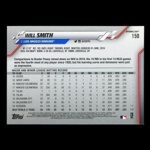 Will Smith 2020 Topps Opening Day All-Star Rookie Dodgers