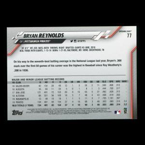 Bryan Reynolds 2020 Topps Opening Day All-Star Rookie Pirates