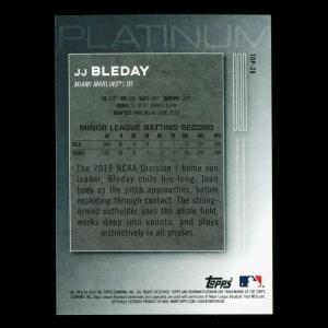 JJ Bleday 2020 Bowman Platinum Top Prospect Chartreuse Marlins
