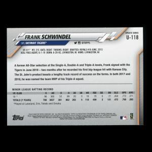 Frank Schwindel RC 2020 Topps Rookie Tigers