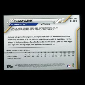 Johnny Davis RC 2020 Topps Rookie Rays