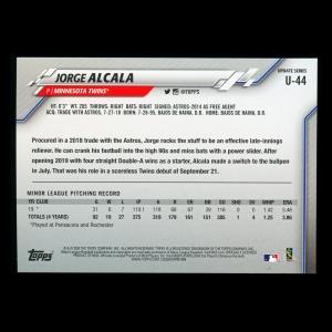 Jorge Alcala RC 2020 Topps Rookie Twins