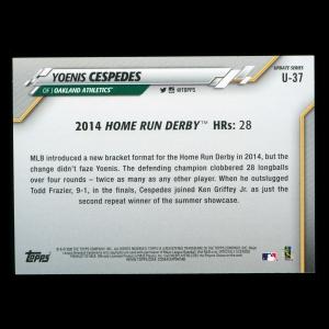 Yoenis Cespedes 2020 Topps Home Run Derby Athletics