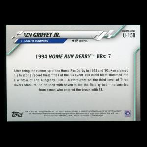 Ken Griffey Jr. 2020 Topps Home Run Derby Mariners