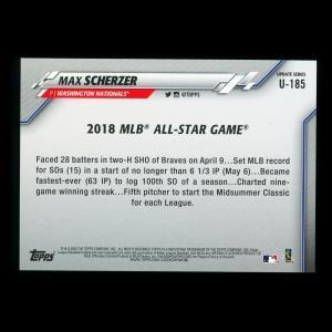 Max Scherzer 2020 Topps All-Star Game Nationals