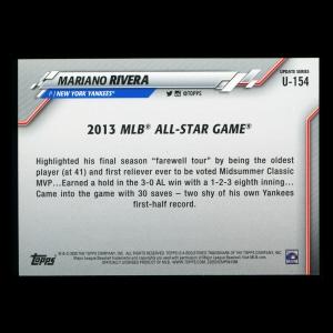Mariano Rivera 2020 Topps All-Star Game Yankees