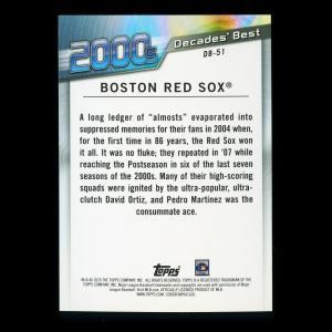 Boston Red Sox 2020 Topps Decades' Best Teams 2000s