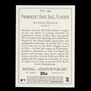 Anthony Rendon 2020 Topps Turkey Red Angels