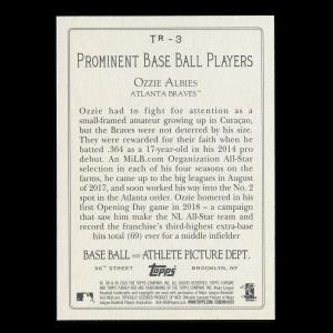 Ozzie Albies 2020 Topps Turkey Red Braves