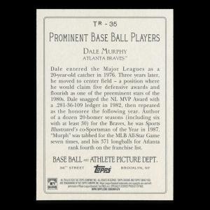 Dale Murphy 2020 Topps Turkey Red Braves