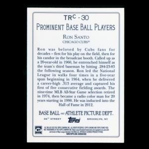 Ron Santo 2020 Topps Chrome Turkey Red Chrome Cubs