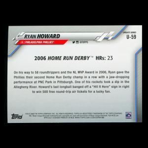 Ryan Howard 2020 Topps Home Run Derby Phillies