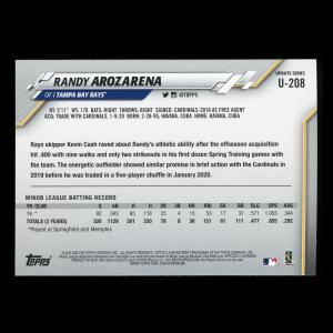 Randy Arozarena RC 2020 Topps Rookie Rays