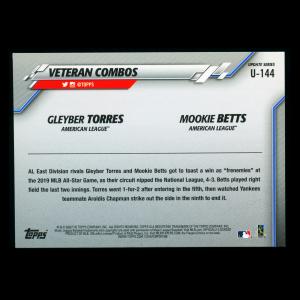 Gleyber Torres | Mookie Betts 2020 Topps Veteran Combos American League