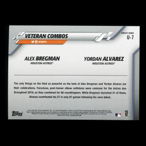 Alex Bregman | Yordan Alvarez 2020 Topps Veteran Combos Astros