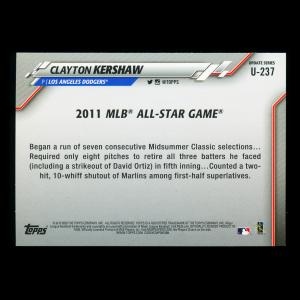 Clayton Kershaw 2020 Topps All-Star Game Dodgers