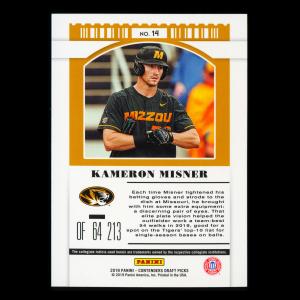Kameron Misner 2019 Contenders Draft Picks Season Ticket Tigers