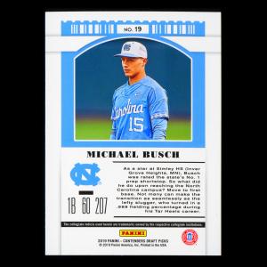 Michael Busch 2019 Contenders Draft Picks Season Ticket Tar Heels