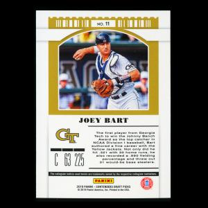 Joey Bart 2019 Contenders Draft Picks Season Ticket Yellow Jackets