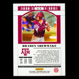 Braden Shwmake 2019 Contenders Draft Picks Season Ticket Aggies